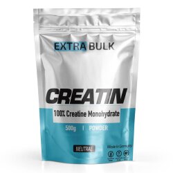Creatin Monohydrat Pulver 500g - Extra Bulk